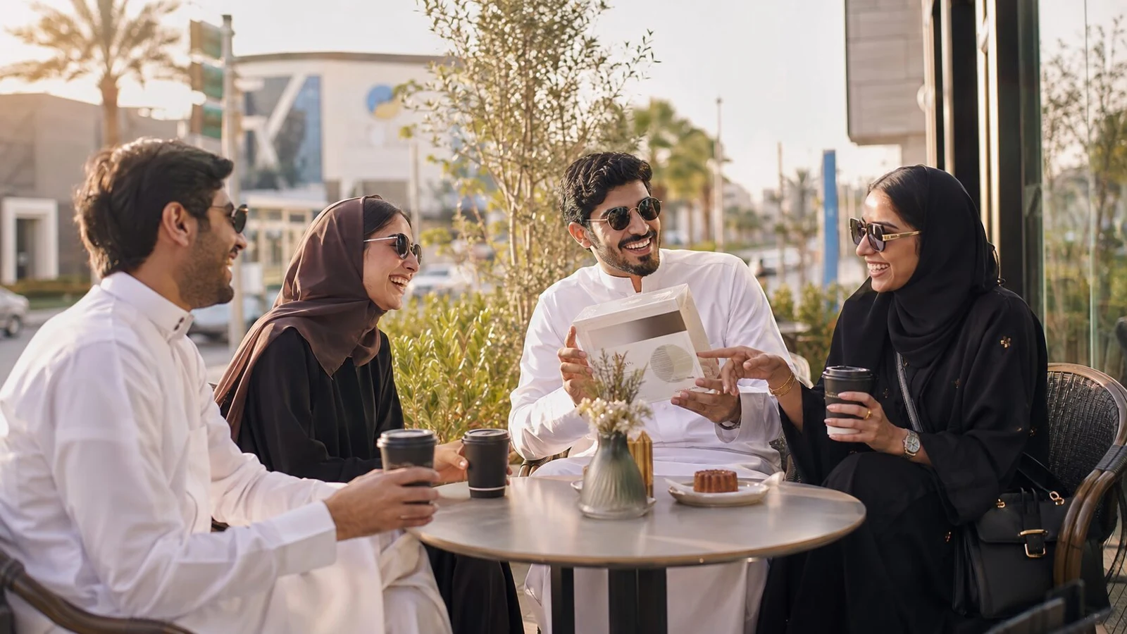 مشاركون في تجربة مشتركة
